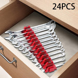 Maxbell Modular Wrench Organizer 24 Tools Organization for Mechanics Repair Shop Men Red