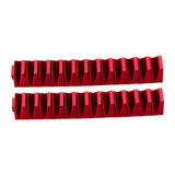 Maxbell Modular Wrench Organizer 24 Tools Organization for Mechanics Repair Shop Men Red