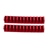 Maxbell Modular Wrench Organizer 24 Tools Organization for Mechanics Repair Shop Men Red
