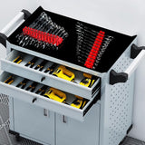 Maxbell Modular Wrench Organizer 24 Tools Organization for Mechanics Repair Shop Men Red