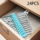 Maxbell Modular Wrench Organizer 24 Tools Organization for Mechanics Repair Shop Men Green
