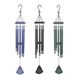 Maxbell 37 inch Memorial Wind Chime Simple Hanging Decor for Backyard Garden Outside Blue
