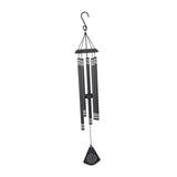 Maxbell 37 inch Memorial Wind Chime Simple Hanging Decor for Backyard Garden Outside Brown