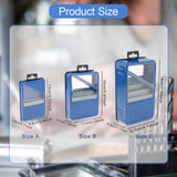 Maxbell Twist Drill Case Index Storage Box for DIY Repairs Professional Metalworking 13cmx8.8cmx1.8cm