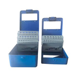 Maxbell Twist Drill Case Index Storage Box for DIY Repairs Professional Metalworking 13cmx8.8cmx1.8cm