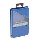 Maxbell Twist Drill Case Index Storage Box for DIY Repairs Professional Metalworking 13cmx8.8cmx1.8cm