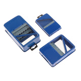 Maxbell Twist Drill Case Index Storage Box for DIY Repairs Professional Metalworking 13cmx8.8cmx1.8cm
