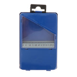 Maxbell Twist Drill Case Index Storage Box for DIY Repairs Professional Metalworking 13cmx8.8cmx1.8cm