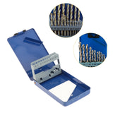 Maxbell Twist Drill Case Index Storage Box for DIY Repairs Professional Metalworking 13cmx8.8cmx1.8cm
