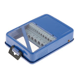 Maxbell Twist Drill Case Index Storage Box for DIY Repairs Professional Metalworking 15cmx11cmx3.7cm
