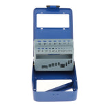 Maxbell Twist Drill Case Index Storage Box for DIY Repairs Professional Metalworking 15cmx11cmx3.7cm