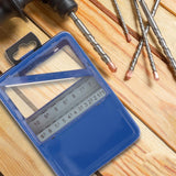 Maxbell Twist Drill Case Index Storage Box for DIY Repairs Professional Metalworking 15cmx11cmx3.7cm