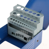 Maxbell Twist Drill Case Index Storage Box for DIY Repairs Professional Metalworking 18cmx10.5cmx5.5cm