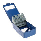 Maxbell Twist Drill Case Index Storage Box for DIY Repairs Professional Metalworking 18cmx10.5cmx5.5cm