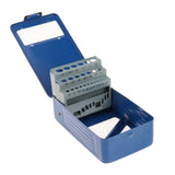 Maxbell Twist Drill Case Index Storage Box for DIY Repairs Professional Metalworking 18cmx10.5cmx5.5cm