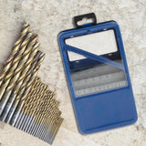 Maxbell Twist Drill Case Index Storage Box for DIY Repairs Professional Metalworking 18cmx10.5cmx5.5cm