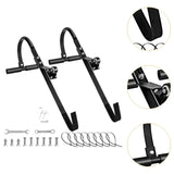 Maxbell 2x Ladder Roof Hook with Wheel Accessories T Bar Steel Ladder Hooks for Roof L
