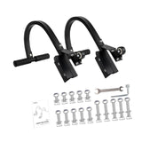 Maxbell 2x Ladder Roof Hook with Wheel Accessories T Bar Steel Ladder Hooks for Roof S
