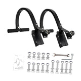 Maxbell 2x Ladder Roof Hook with Wheel Accessories T Bar Steel Ladder Hooks for Roof S