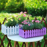 Fence Planter Modern Plant Container for Windowsill Indoor Outdoor Courtyard L
