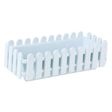 Fence Planter Modern Plant Container for Windowsill Indoor Outdoor Courtyard L