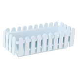 Fence Planter Modern Plant Container for Windowsill Indoor Outdoor Courtyard L