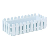 Fence Planter Modern Plant Container for Windowsill Indoor Outdoor Courtyard L