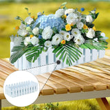 Fence Planter Modern Plant Container for Windowsill Indoor Outdoor Courtyard L