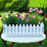 Fence Planter Modern Plant Container for Windowsill Indoor Outdoor Courtyard XL