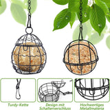 Maxbell 6 Pieces Bird Feeders Decor Hanging Birdfeeder for Bird Lovers Backyard Gift