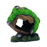 Broken Barrel Aquarium Decoration Landscaping Statue for Lawn Yard Courtyard