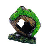 Broken Barrel Aquarium Decoration Landscaping Statue for Lawn Yard Courtyard