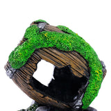 Broken Barrel Aquarium Decoration Landscaping Statue for Lawn Yard Courtyard