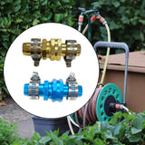 Maxbell Garden Hose Repair Connector Easy to Install Garden Hose Fittings  Yellow
