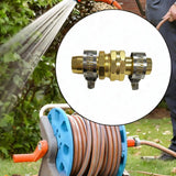 Maxbell Garden Hose Repair Connector Easy to Install Garden Hose Fittings  Yellow