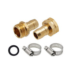 Maxbell Garden Hose Repair Connector Easy to Install Garden Hose Fittings  Yellow