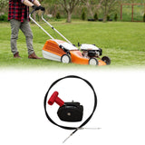 Lawn Mower Lever Handle Control Switch Handle for Electric Petrol Lawnmowers with Cable