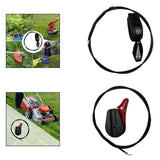 Lawn Mower Throttle Cable Kit Parts with Switch Lever for Garden Patio Tools Black