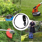 Lawn Mower Throttle Cable Kit Parts with Switch Lever for Garden Patio Tools Black