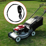 Lawn Mower Throttle Cable Kit Parts with Switch Lever for Garden Patio Tools Black