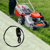 Lawn Mower Throttle Cable Kit Parts with Switch Lever for Garden Patio Tools Black