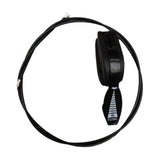 Lawn Mower Throttle Cable Kit Parts with Switch Lever for Garden Patio Tools Black