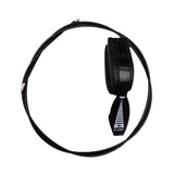 Lawn Mower Throttle Cable Kit Parts with Switch Lever for Garden Patio Tools Black