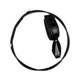 Lawn Mower Throttle Cable Kit Parts with Switch Lever for Garden Patio Tools Black