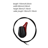Lawn Mower Throttle Cable Kit Parts with Switch Lever for Garden Patio Tools Red