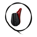 Lawn Mower Throttle Cable Kit Parts with Switch Lever for Garden Patio Tools Red