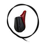 Lawn Mower Throttle Cable Kit Parts with Switch Lever for Garden Patio Tools Red