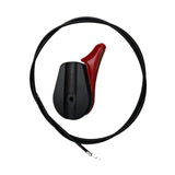 Lawn Mower Throttle Cable Kit Parts with Switch Lever for Garden Patio Tools Red
