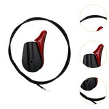Lawn Mower Throttle Cable Kit Parts with Switch Lever for Garden Patio Tools Red