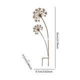 Dandelion Metal Decorative Garden Stake Weather Resistant for Outdoor Garden